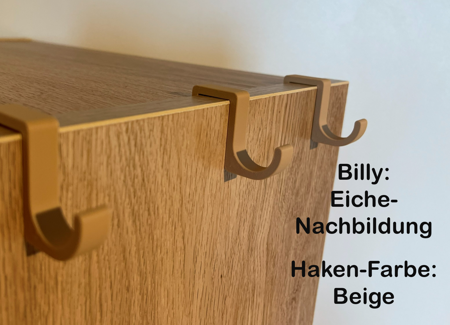 Haken für IKEA Billy (3er-Set) – Bild 5