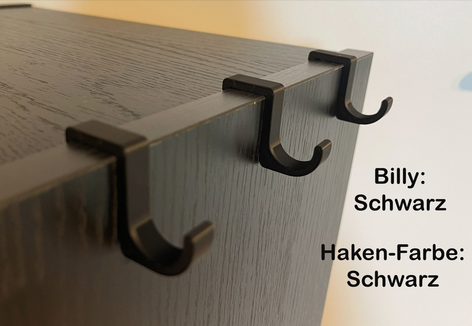 Haken für IKEA Billy (3er-Set) – Bild 3