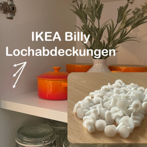 Lochabdeckungen für IKEA Billy