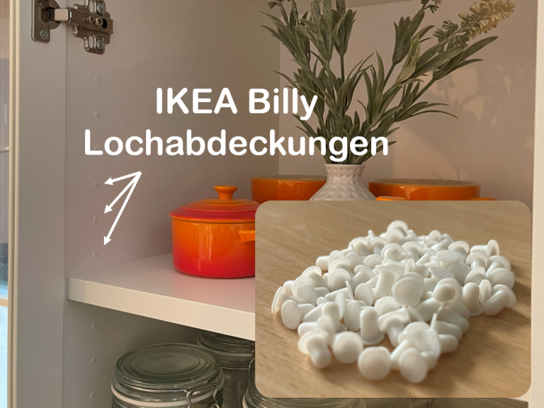 Lochabdeckungen für IKEA Billy
