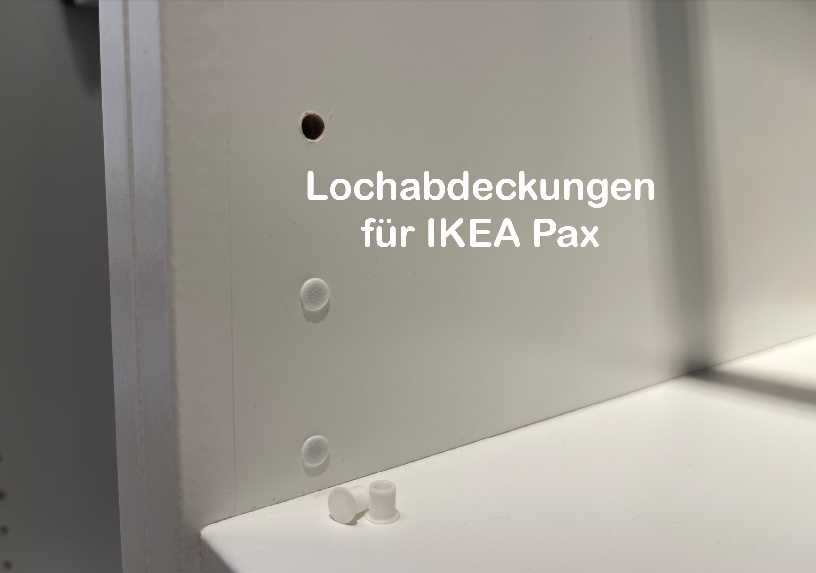 Lochabdeckungen für IKEA Pax