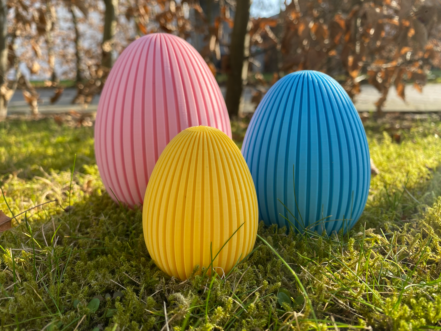 Moderne Deko-Ostereier