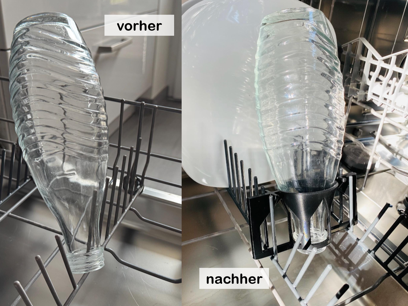Halter für SodaStream Flaschen im Geschirrspüler – Bild 2