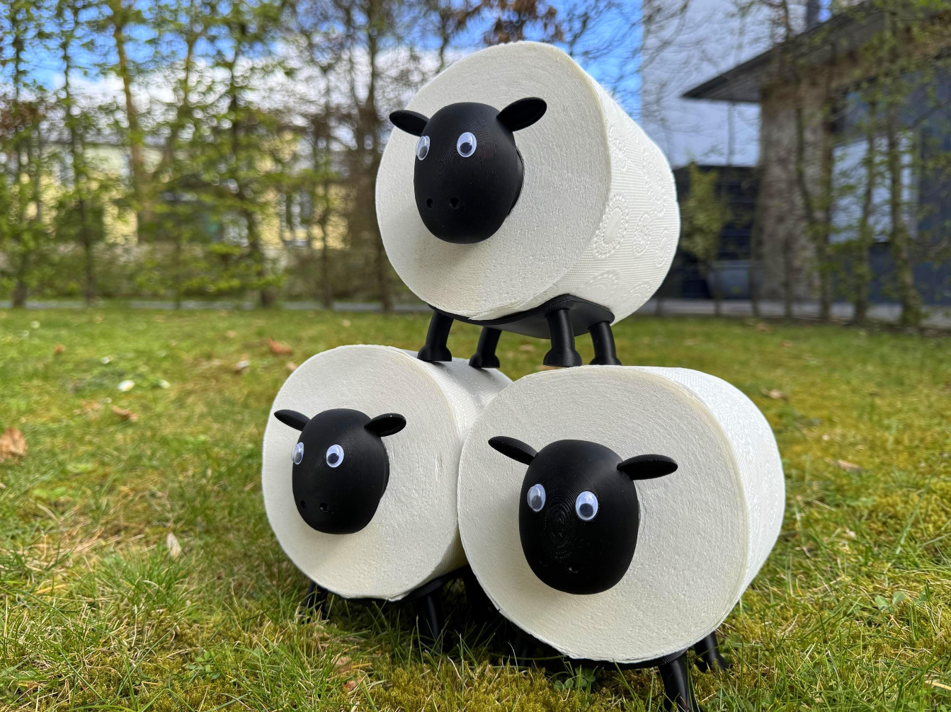 Schaf Toilettenpapierhalter – Bild 2